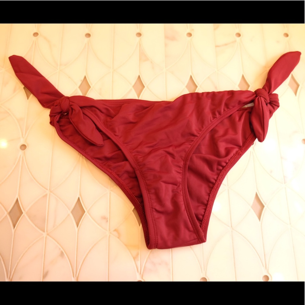 LIONESS maroon bikini bottom